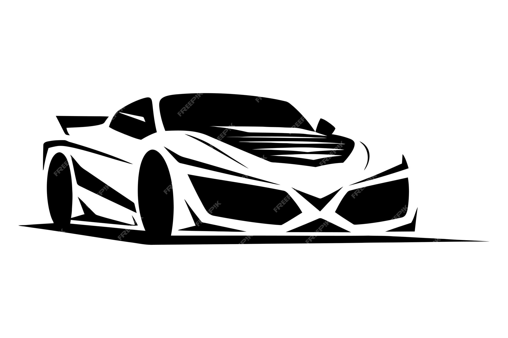 Carros De Corrida De Rua. Ilustração Pronta Para Corte De Vinil. Royalty  Free SVG, Cliparts, Vetores, e Ilustrações Stock. Image 8682587