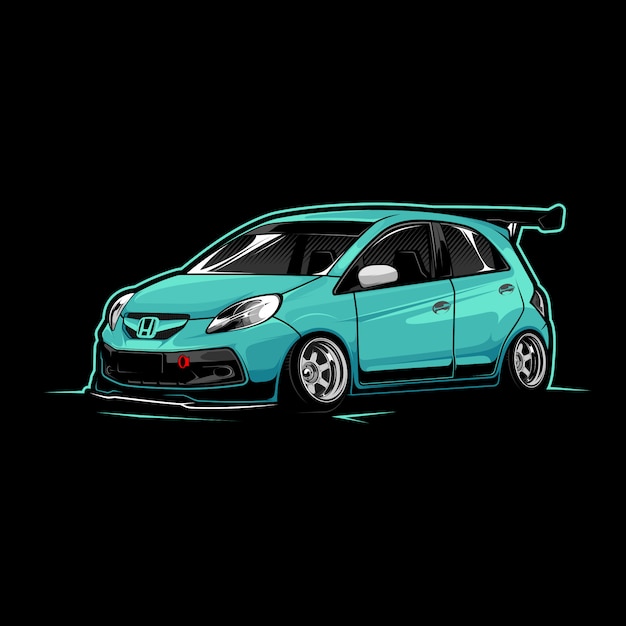 Carro vector honda brio