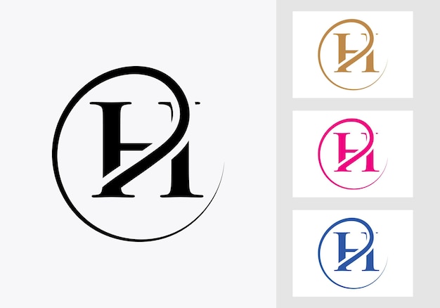 Vetor carta h criativa com conceito de luxo. design de logotipo moderno h para negócios e identidade da empresa