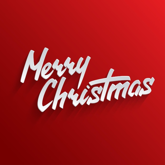 Cartão da rotulação do Feliz Natal