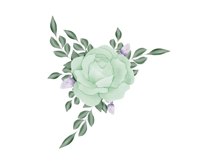 cartão de convite de casamento de moldura floral em aquarela feito à mão