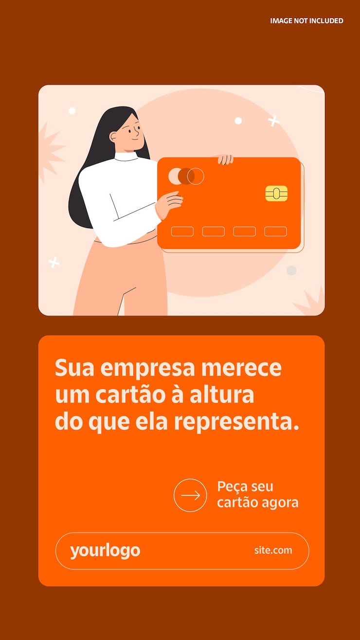 Vetor cartão de crédito para a sua empresa