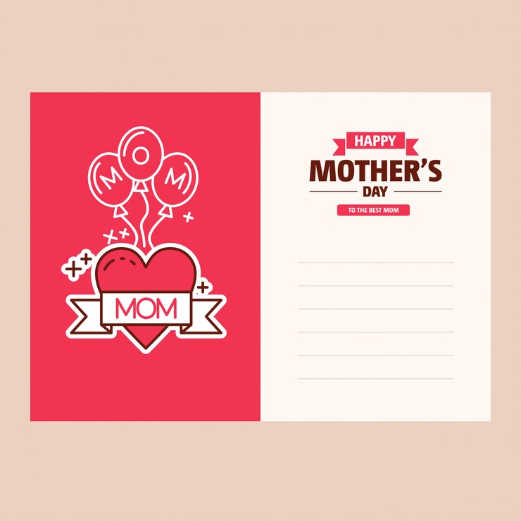 Vetor cartão de dia das mães banner background