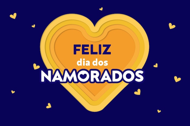 Vetor cartão de feliz dia dos namorados vector brasil