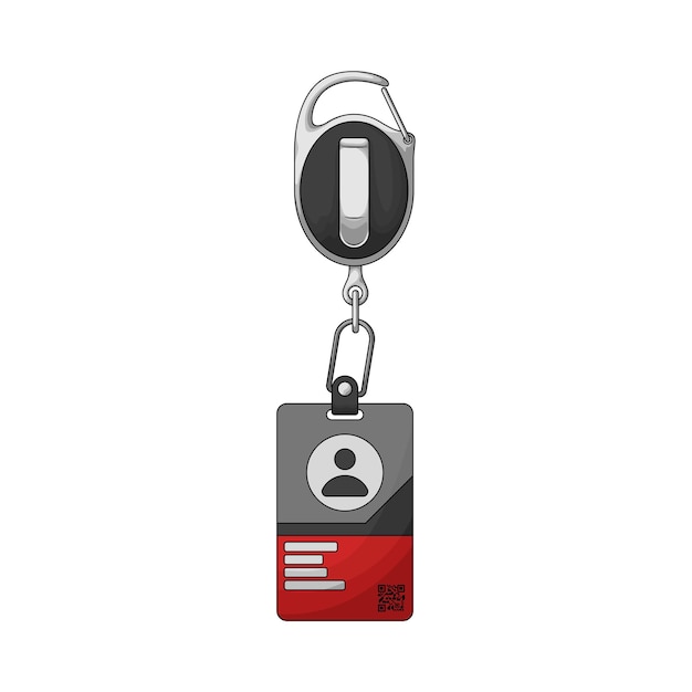 Vetor cartão de identificação