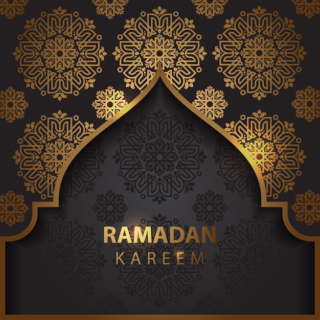 Cartão de ramadã kareem