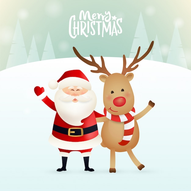 Cartão de saudação de Feliz Natal