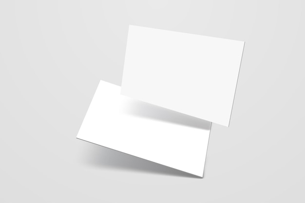 Cartão de visita, cartão de presente ou cartão de crédito Mockup para apresentação, marca, artigos de escritório pessoais