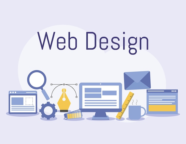 Cartão de web design