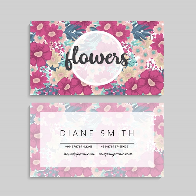 Cartão floral