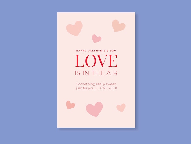 Cartão rosa dia dos namorados
