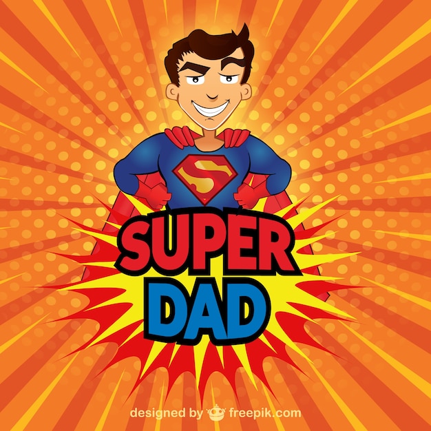 Cartão Super Dad