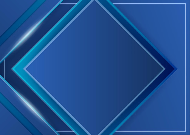 Cartaz abstrato azul com dinâmica. fundo de apresentação de negócios azul e branco com conceito de rede de tecnologia moderna. ilustração vetorial.