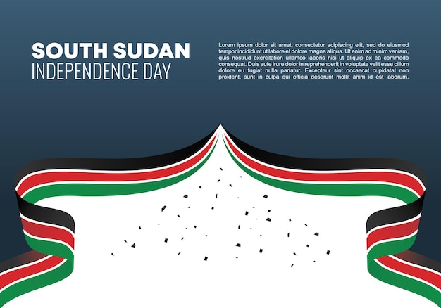 Cartaz de banner de fundo do dia da independência da áfrica do sul para celebração nacional em 27 de abril