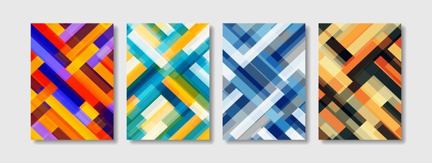 Cartaz de design de cores modernas de fundo de estilo e resumo de capa de forma simples