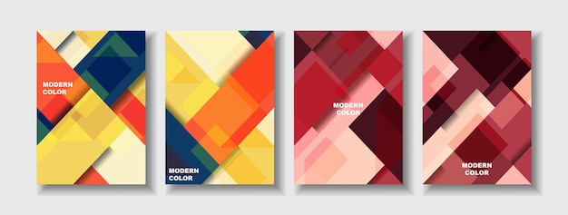 Cartaz de estilo de fundo de cor moderna e forma abstrata minimalista de capa