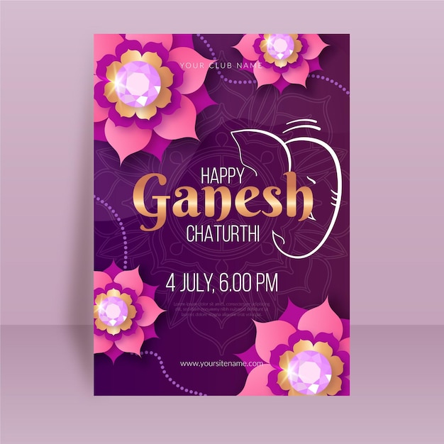 Cartaz de ganesh chaturthi