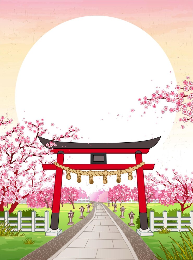 Vetor cartaz de jardinagem japonesa