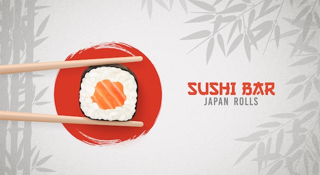 Cartaz de sushi bar