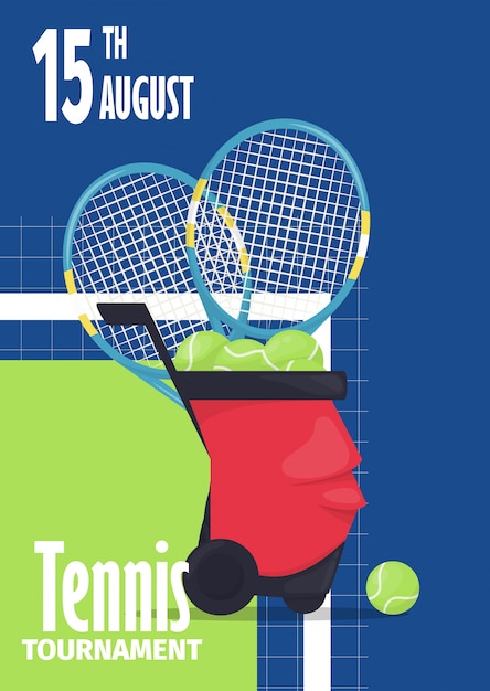 Cartaz de torneio de tênis