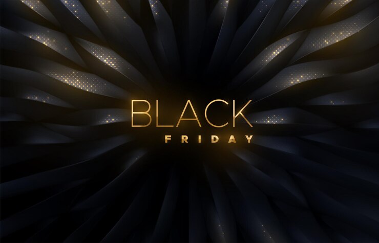 Cartaz de venda de Black Friday Banner de evento de desconto comercial