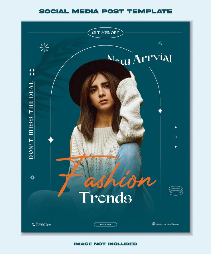 Vetor cartaz de venda de promoção de moda