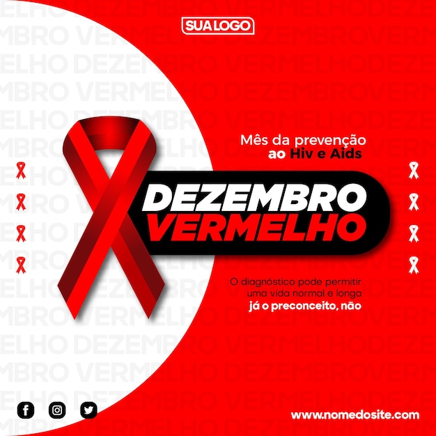 Vetor cartaz minimalista dezembro vermelho