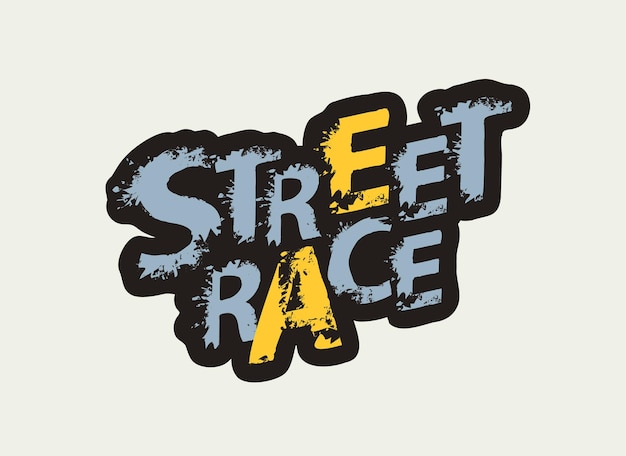 Cartaz para competição de corrida de rua