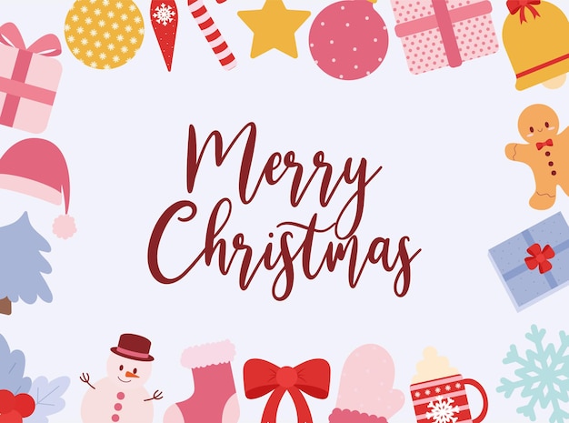 Cartel de feliz natal