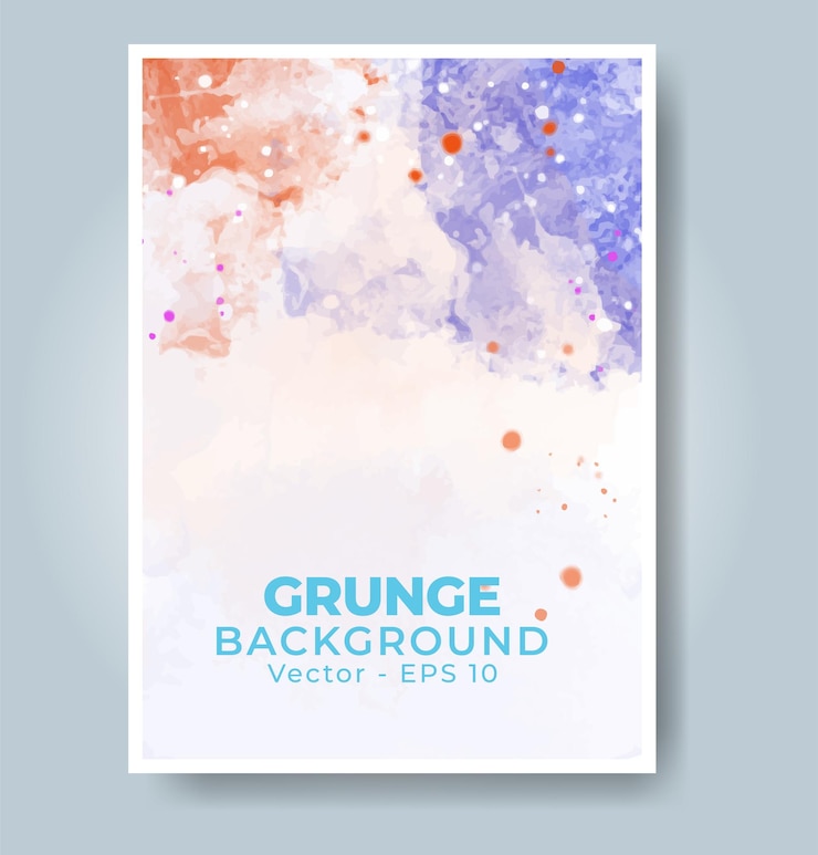 Vetor cartões com fundo de aquarela vetorial colorido brilhante design para o seu banner de cartão postal de data
