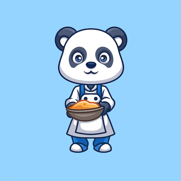 Cartoon do Chef Panda Cute