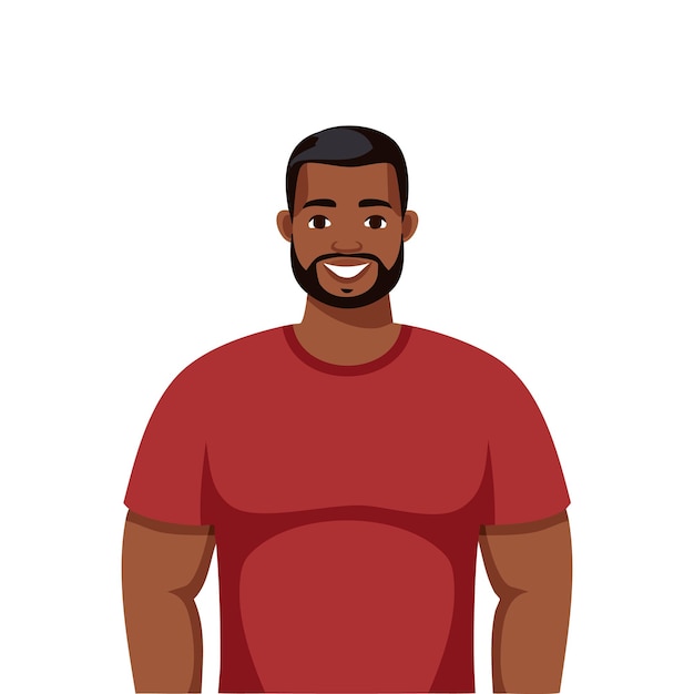 Cartoon Plus Size Man em Fitness Activewear e Design de Positividade Corporal