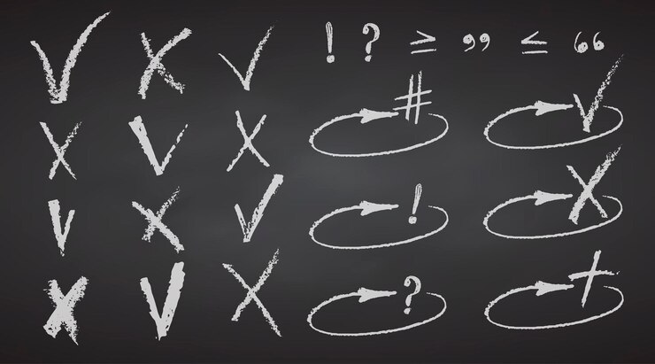 Vetor carvão lápis desenho à mão caixa de verificação com marca v x mais formas elementos brancos no quadro grunge giz lápis rabiscos texturas de carregamento retângulo traços de lápis áspero ilustração vetorial
