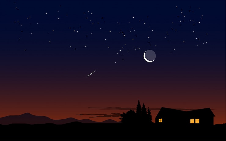Casa à noite