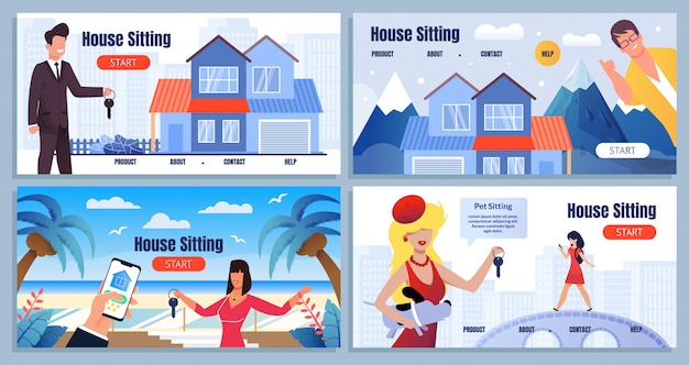 Casa sentada compartilhar economia dos desenhos animados página inicial