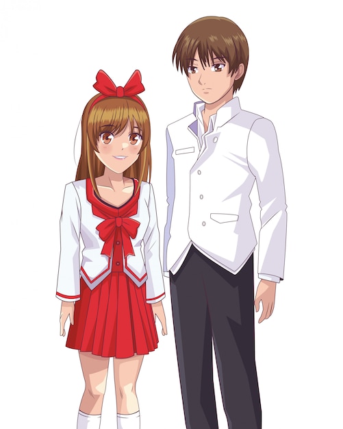 Casal anime mangá