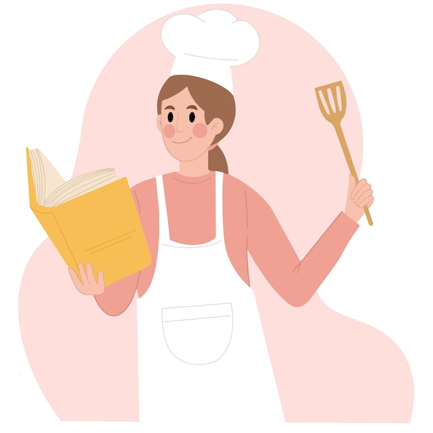 Vetor casal de cozinha definir vetor de design plano de ilustração