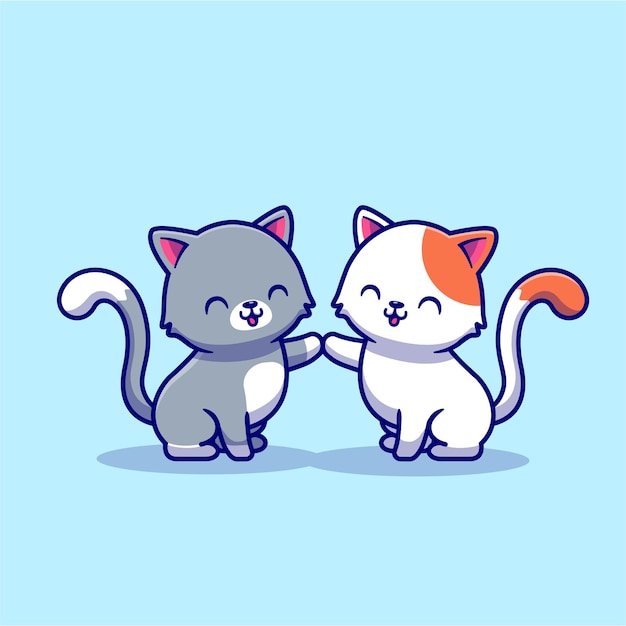 COMO DESENHAR UM GATINHO FOFO (DESENHAR DOIS GATINHOS JUNTOS