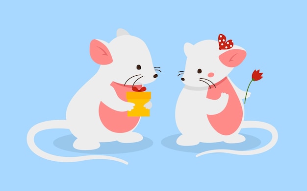 casal de ratos
