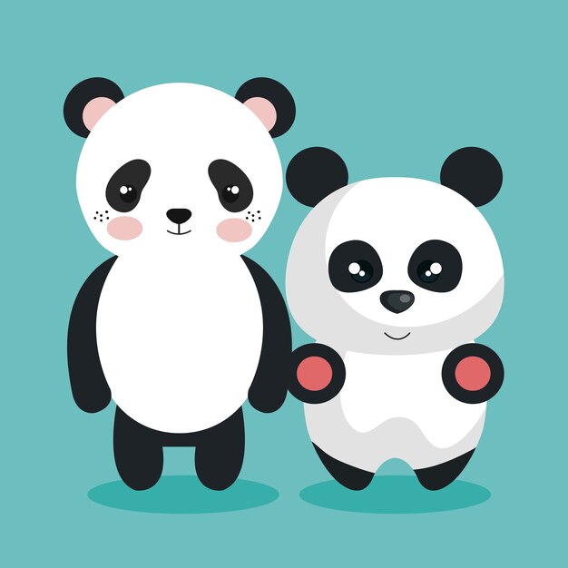 Desenhos Bebê panda fofo de ponto-cruz gratuitos