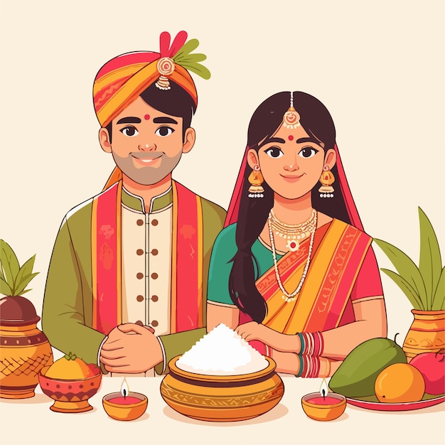 Casamento indiano ai gerado imagem