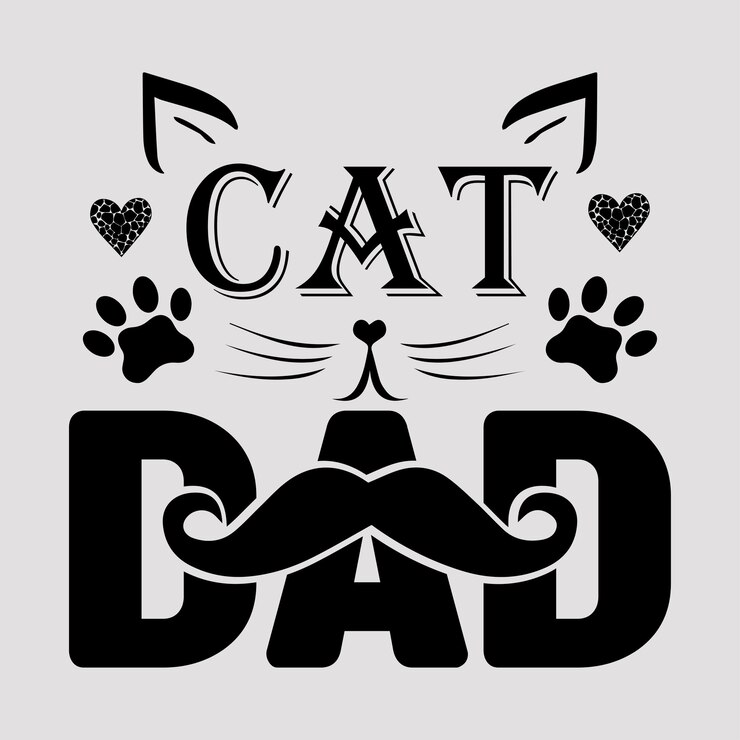 Vetor cat quotes svg design