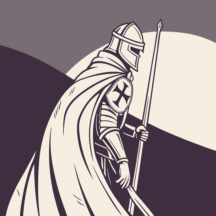 Cavaleiro cruzado medieval