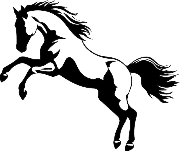 Cavalo Pulando Selim - Gráfico vetorial grátis no Pixabay - Pixabay