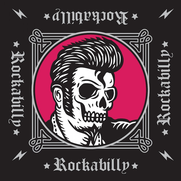 Caveira Rockabilly