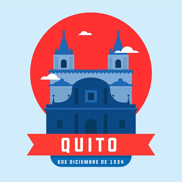 Celebração da Fundação de Quito com Igreja