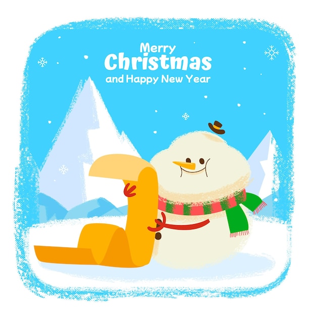 Celebração da temporada de Natal Ilustração