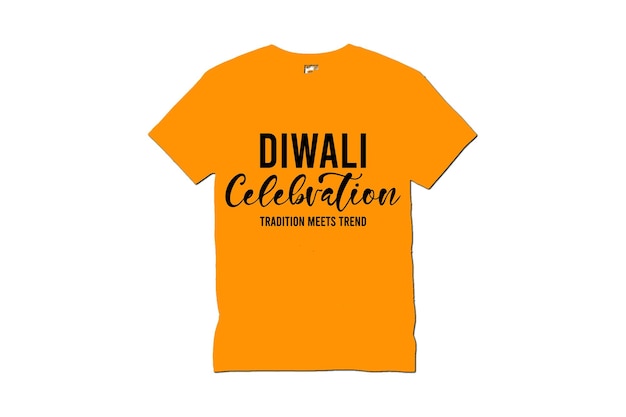 Celebração de Diwali Tradição atende a tendência Design de camisa de Diwali