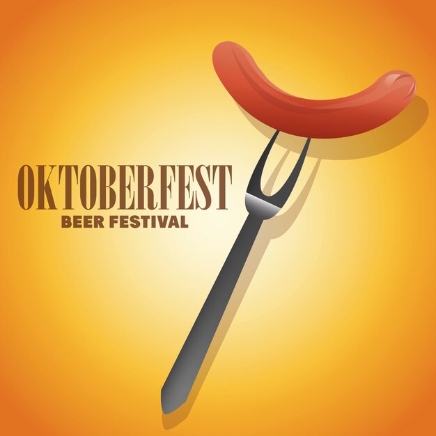 Celebração de Oktoberfest do design da Alemanha