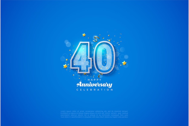 Celebração do 40º aniversário.